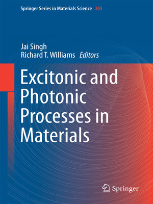 cover image of Excitonic and Photonic Processes in Materials